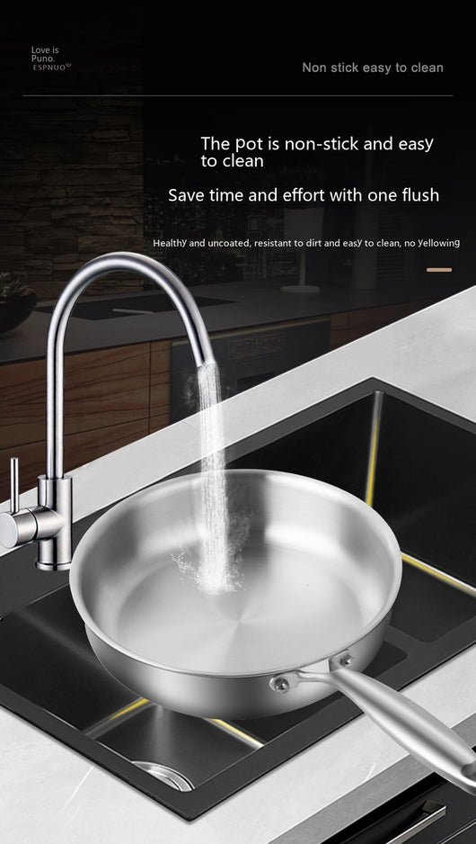 Sartén de Acero Inoxidable 316L sin Recubrimiento para Cocina - Image 20
