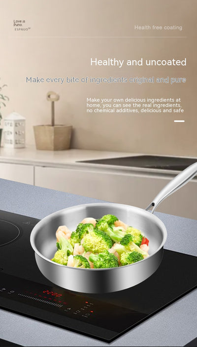 Sartén de Acero Inoxidable 316L sin Recubrimiento para Cocina - Image 21