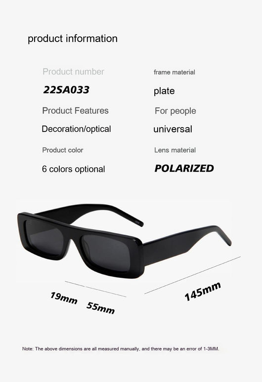 Gafas de Sol Hip Hop Acetato - Estilo Urbano Trendy - Image 15