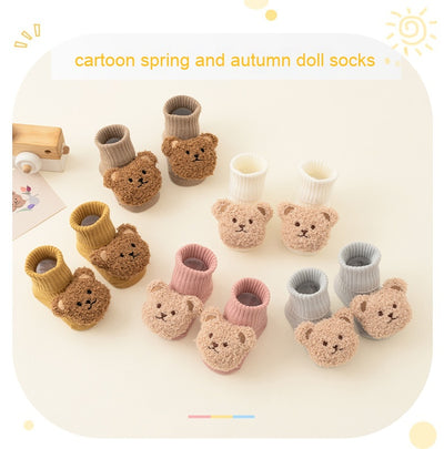 Calcetines Antideslizantes para Bebé Primavera-Otoño con Grip de Silicona - Image 25