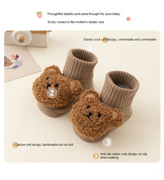 Calcetines Antideslizantes para Bebé Primavera-Otoño con Grip de Silicona - Image 30
