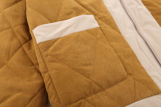 Abrigo Térmico Acolchado Hombre Estilo Retro Solapas Anchas - Image 18