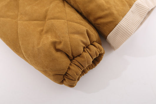 Abrigo Térmico Acolchado Hombre Estilo Retro Solapas Anchas - Image 20