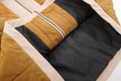 Abrigo Térmico Acolchado Hombre Estilo Retro Solapas Anchas - Image 22
