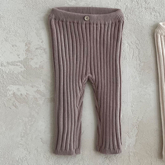 Leggings Tejidos para Bebé y Niño Pequeño con Rayas Hundidas - Image 29