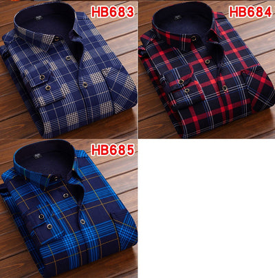 Camisa Térmica Acolchada a Cuadros para Hombre - Image 46