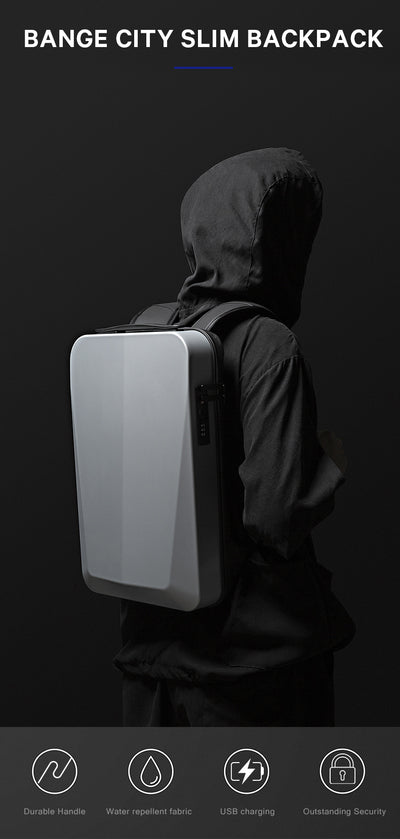 Mochila Ejecutiva Impermeable con Compartimento para Laptop - Diseño Profesional en Carcasa Rígida - Image 13