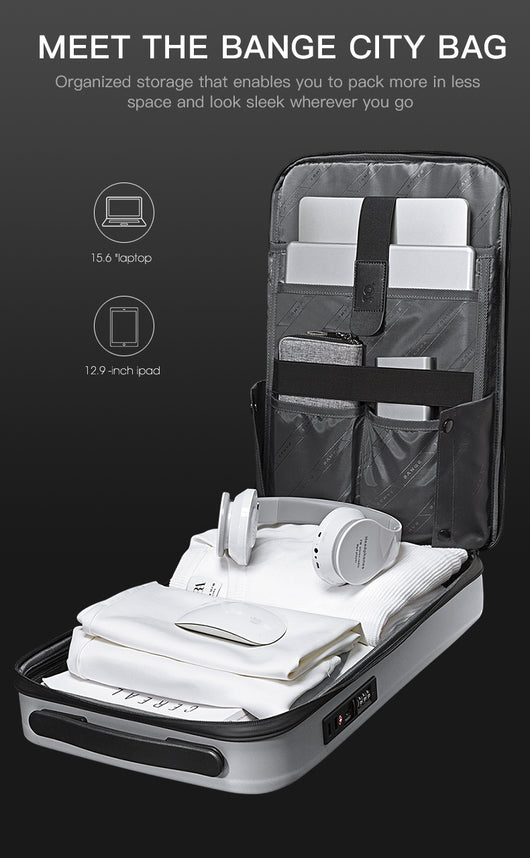 Mochila Ejecutiva Impermeable con Compartimento para Laptop - Diseño Profesional en Carcasa Rígida - Image 18