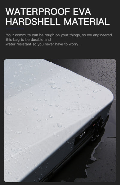 Mochila Ejecutiva Impermeable con Compartimento para Laptop - Diseño Profesional en Carcasa Rígida - Image 21
