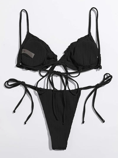 Bikini Triangular Sexy Estilo Europeo con Correa Ajustable - Image 12