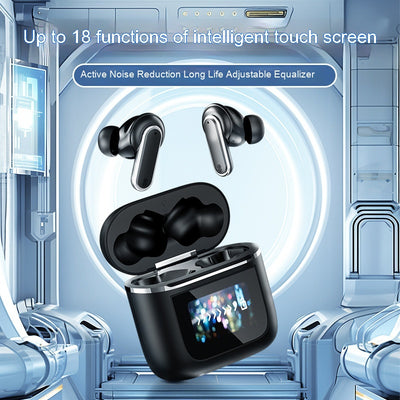 Auriculares Bluetooth con Pantalla Táctil Inteligente - Batería Extendida y Cancelación de Ruido - Image 19