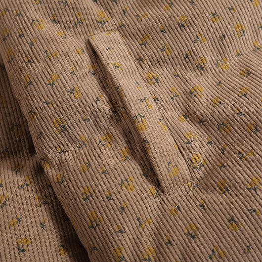 Chaqueta Acolchada de Pana con Cuello Alzado y Detalles en Contraste - Image 22