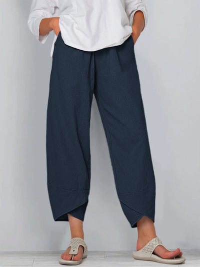 Pantalones rectos casuales para mujer - Image 11
