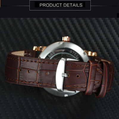 Reloj Mecánico Hueco Casual Europeo Americano para Hombre - Image 22