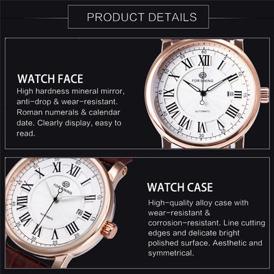 Reloj Mecánico Hueco Casual Europeo Americano para Hombre - Image 23