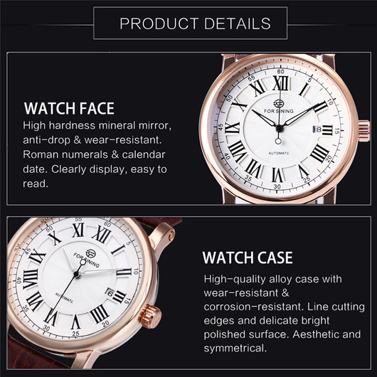 Reloj Mecánico Hueco Casual Europeo Americano para Hombre - Image 23