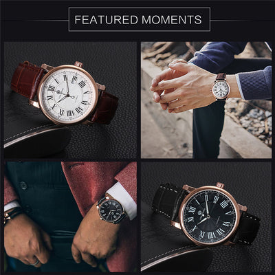 Reloj Mecánico Hueco Casual Europeo Americano para Hombre - Image 24