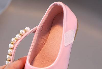 Zapatos de Cuero para Niñas con Hebilla Perla y Suela Suave - Image 20