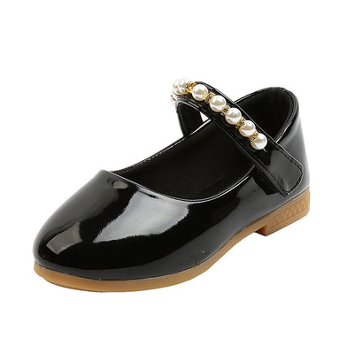 Zapatos de Cuero para Niñas con Hebilla Perla y Suela Suave - Image 26