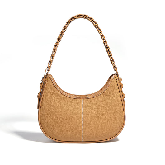 Bolso de Cuero Genuino Grano Litchi con Asa Simple - Image 14