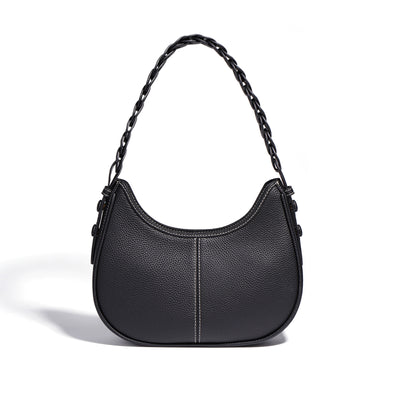 Bolso de Cuero Genuino Grano Litchi con Asa Simple - Image 19