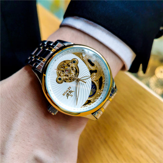 Reloj Automático para Hombre con Tourbillón Skeleton y Esfera Luminosa - Image 14