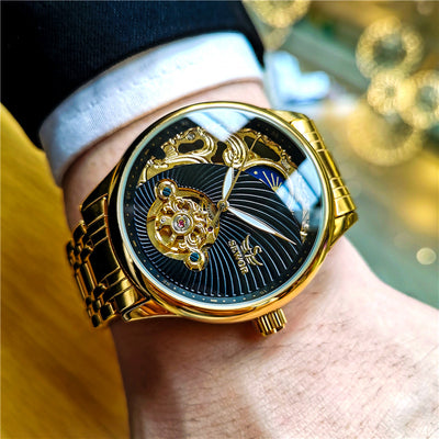 Reloj Automático para Hombre con Tourbillón Skeleton y Esfera Luminosa - Image 15