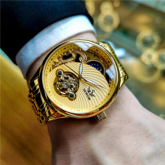 Reloj Automático para Hombre con Tourbillón Skeleton y Esfera Luminosa - Image 17