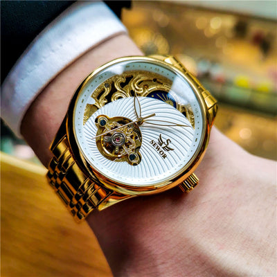Reloj Automático para Hombre con Tourbillón Skeleton y Esfera Luminosa - Image 18