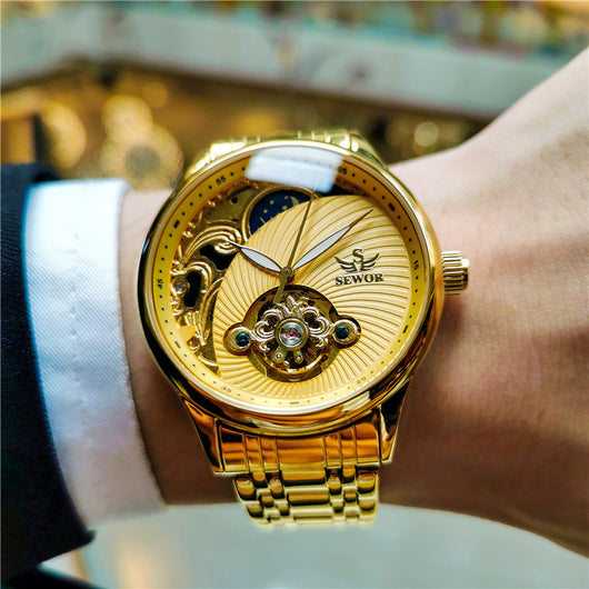Reloj Automático para Hombre con Tourbillón Skeleton y Esfera Luminosa - Image 19
