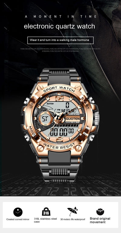 Reloj Deportivo Multifunción Resistente al Agua con Tecnología Quartz - Image 18