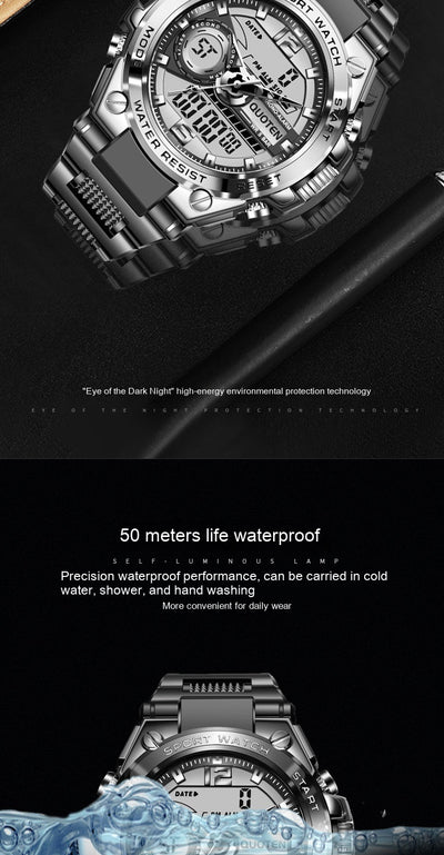 Reloj Deportivo Multifunción Resistente al Agua con Tecnología Quartz - Image 21