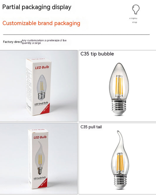 Bombilla Led Filamento Edison E27 Luz Cálida Tungsteno - Image 22