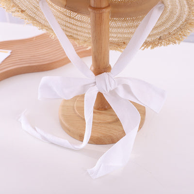 Sombrero de Paja Calado Protección Solar Estilo Británico - Image 25
