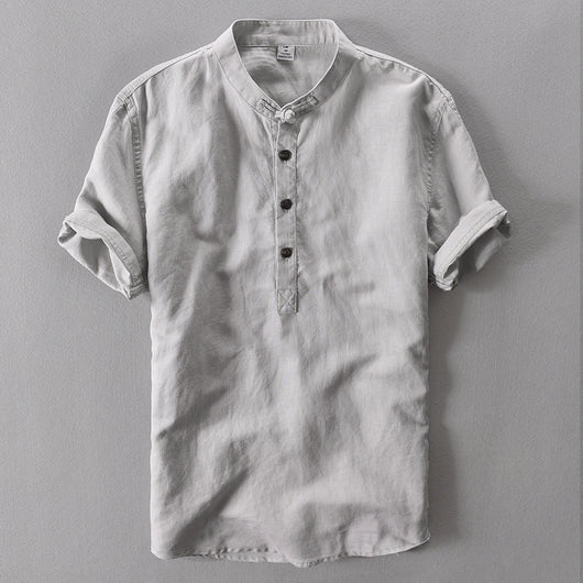 Camisa de Algodón y Lino - Image 10