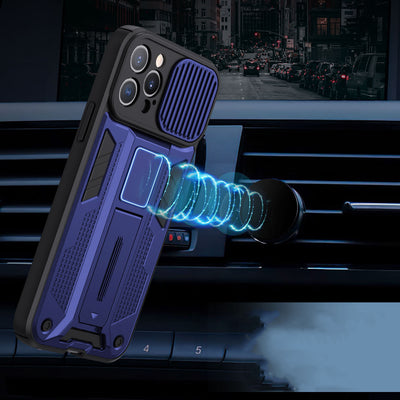 Soporte Magnético para Celular con Anillo de Empuje para Auto