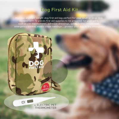 Botiquín Táctico Multiusos para Perros con Patrón Camuflaje - Image 8