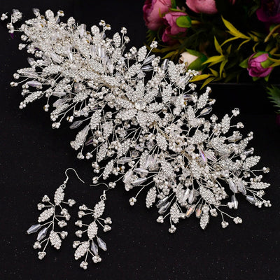 Accesorios para el Cabello Dorados de Lujo para Novias - Image 8