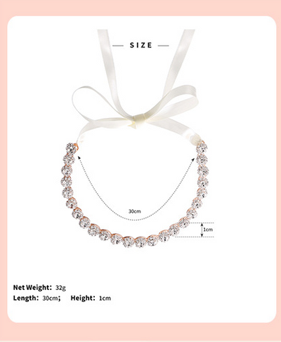 Diadema Nupcial con Girasol de Diamantes de Imitación para Fotografía de Bodas - Image 17