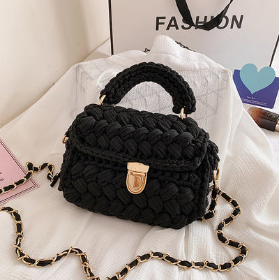 Bolsa Mensajera Tejida a Mano - Diseño Artesanal Crochet - Image 22