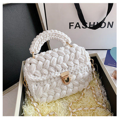 Bolsa Mensajera Tejida a Mano - Diseño Artesanal Crochet - Image 26