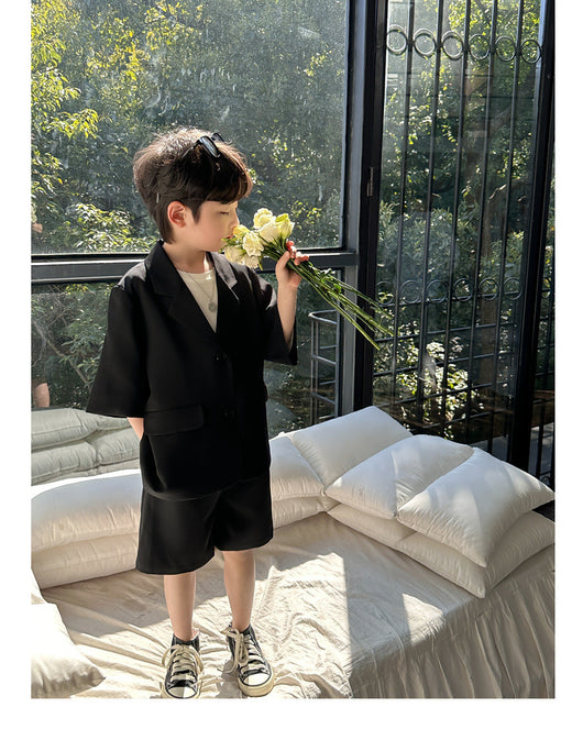 Traje Casual de Manga Corta para Niños - Image 26
