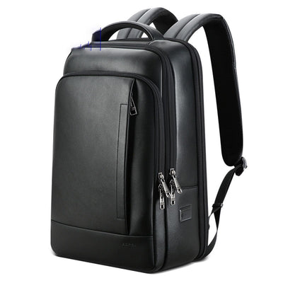 Mochila de Cuero Premium para Hombre - Bolsa de Negocios y Computadora - Image 8
