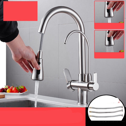 Grifo de Cocina Extraíble 3 en 1 con Agua Caliente y Fría - Image 11