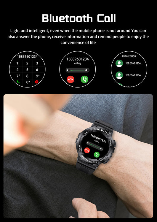 Reloj Inteligente con Monitoreo de Oxígeno en Sangre y Llamadas Bluetooth - Image 25
