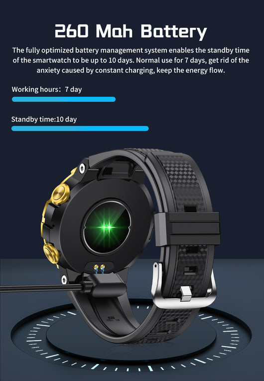 Reloj Inteligente con Monitoreo de Oxígeno en Sangre y Llamadas Bluetooth - Image 27