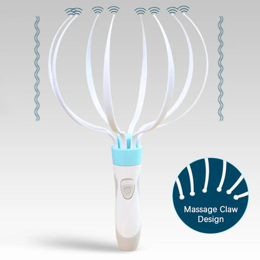 Masajeador Eléctrico de Cuero Cabelludo con 8 Puntas Vibrantes - Image 9