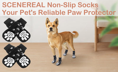 Calcetines Antideslizantes para Perros Medianos y Grandes - Botas Protectoras Silenciosas - Image 22