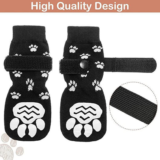 Calcetines Antideslizantes para Perros Medianos y Grandes - Botas Protectoras Silenciosas - Image 30