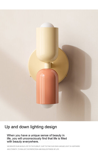 Lámpara de Pared Doble Estilo Vintage Crema para Dormitorio y Habitación Infantil - Image 55